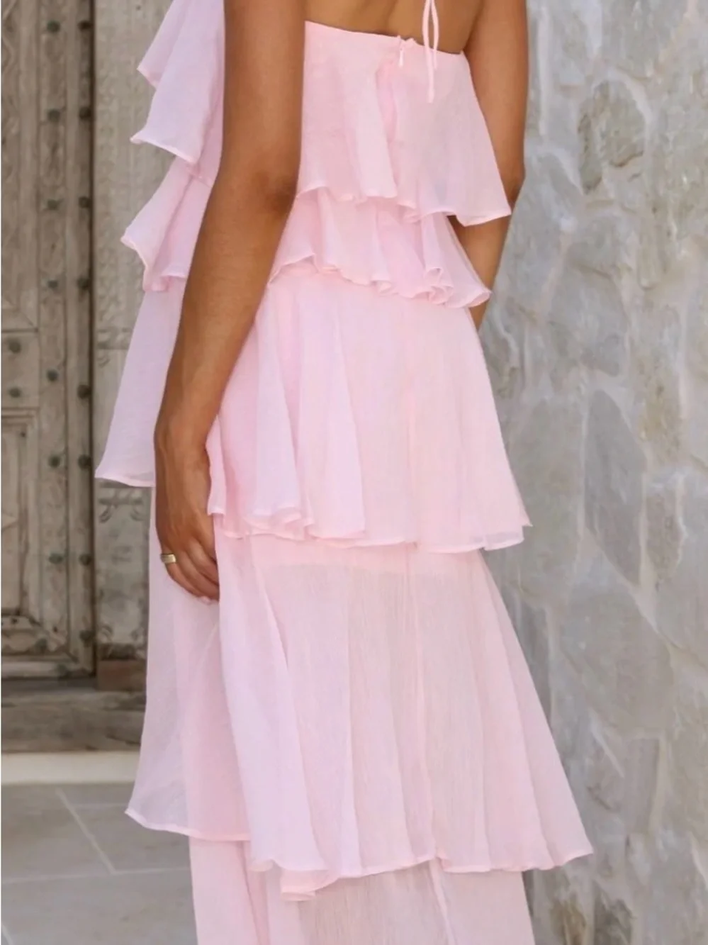 Billy J Soho Maxi Dress - Pink - Picture 2 of 5